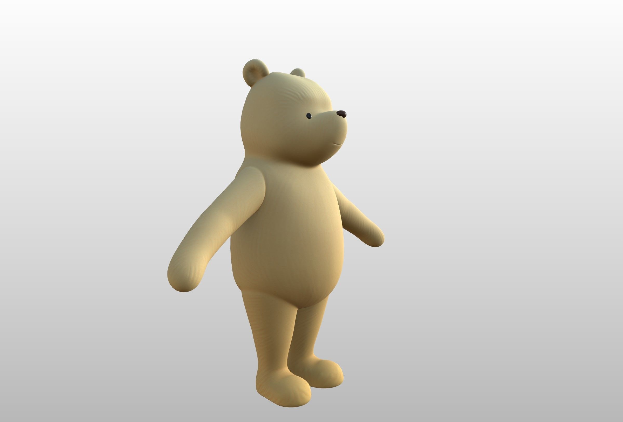 Character270 Classic Pooh 3D model_12