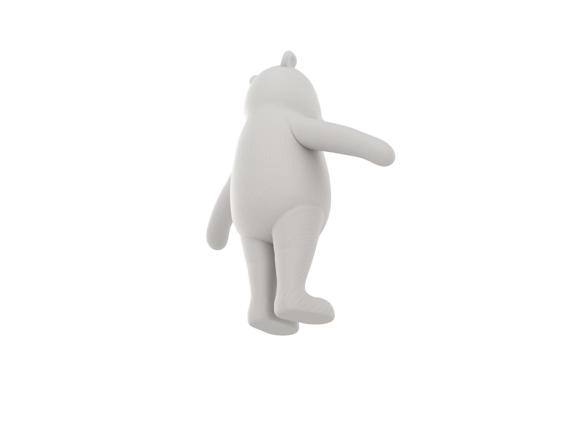 Character270 Classic Pooh 3D model_4