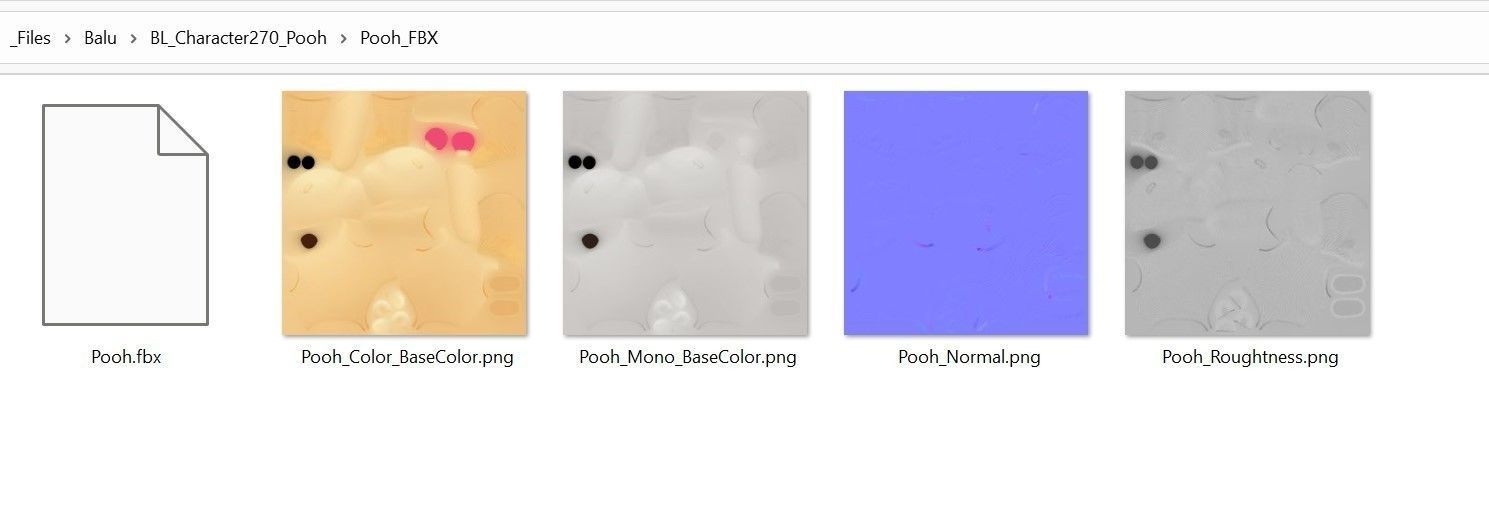 Character270 Classic Pooh 3D model_47