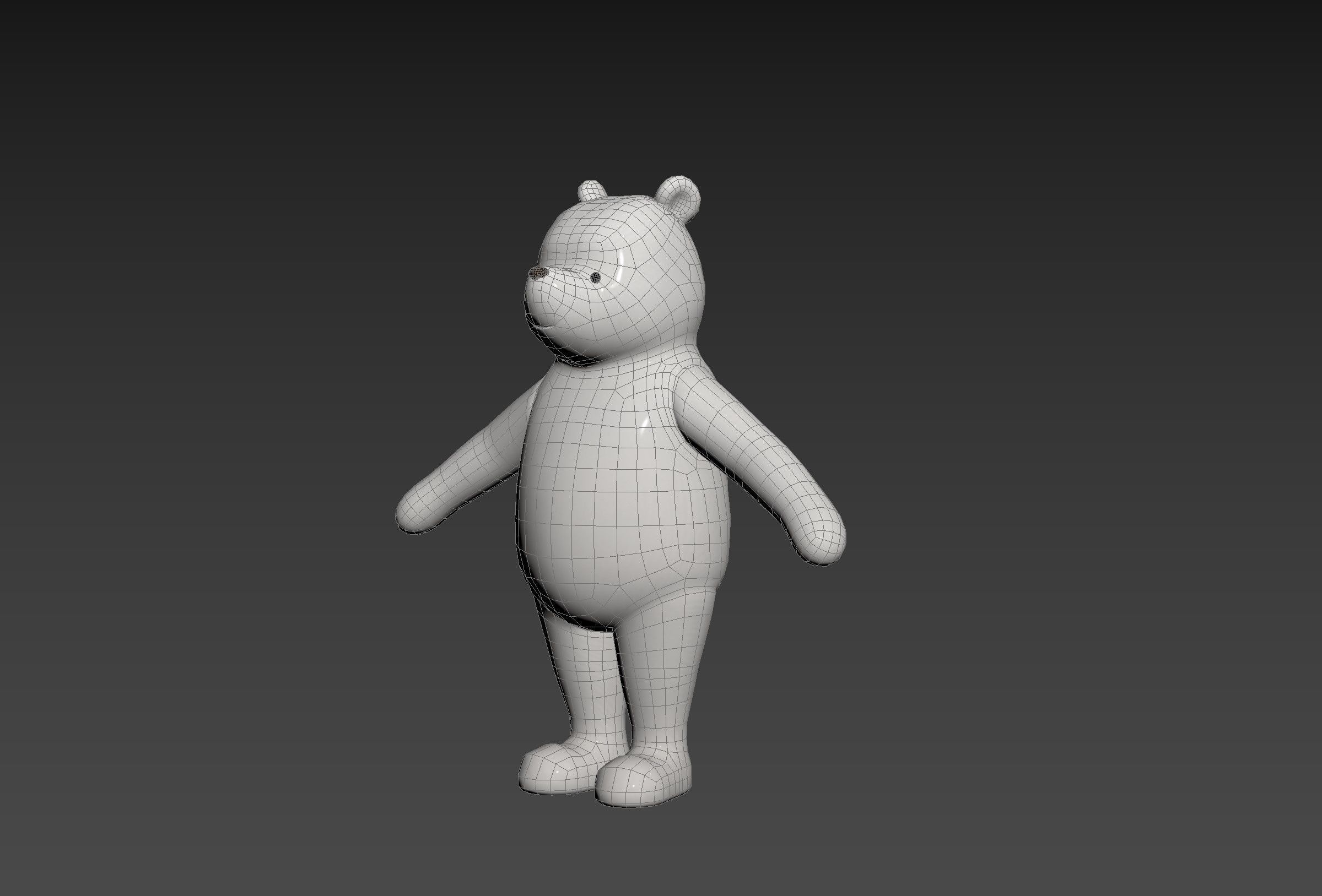 Character270 Classic Pooh 3D model_26