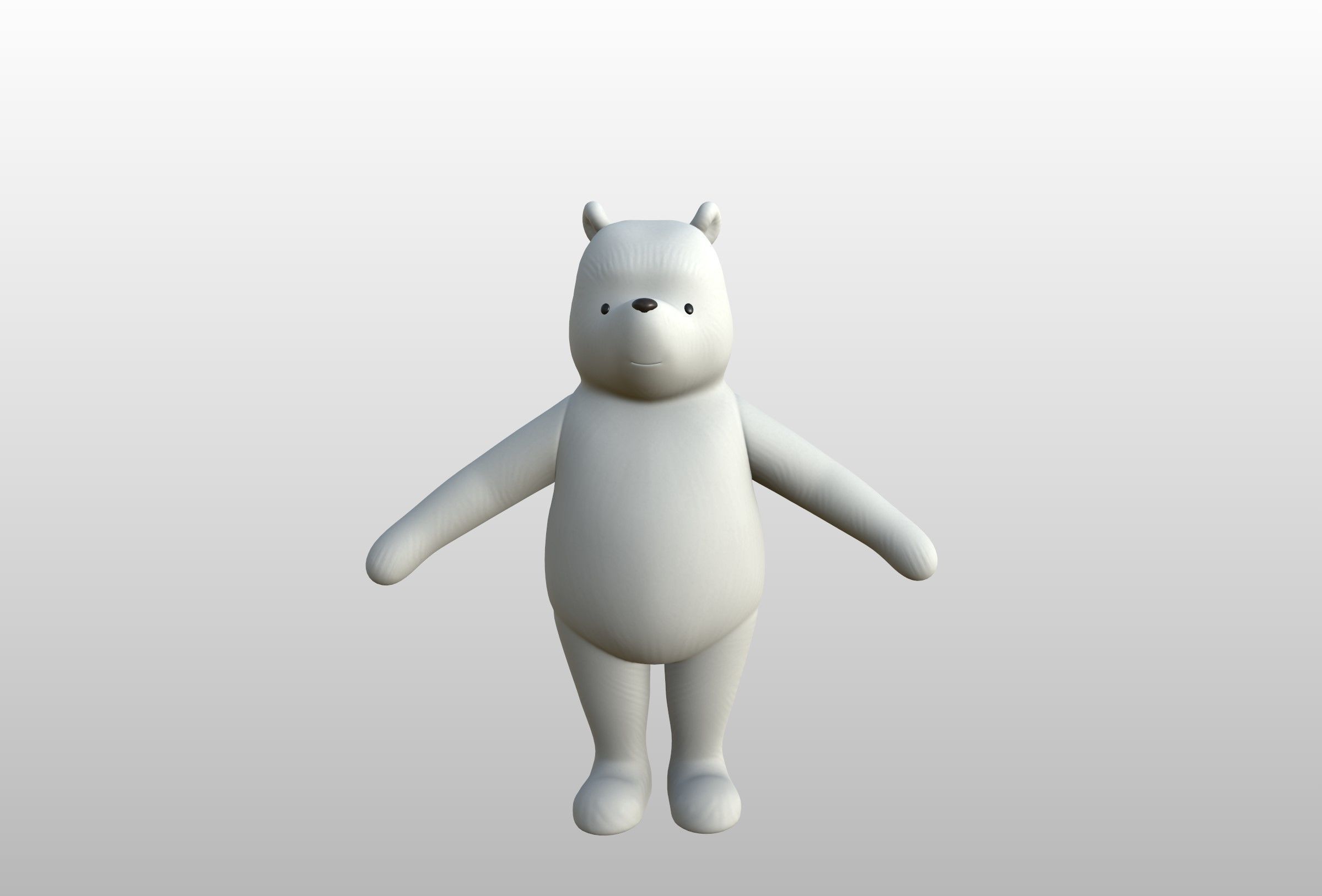 Character270 Classic Pooh 3D model_14