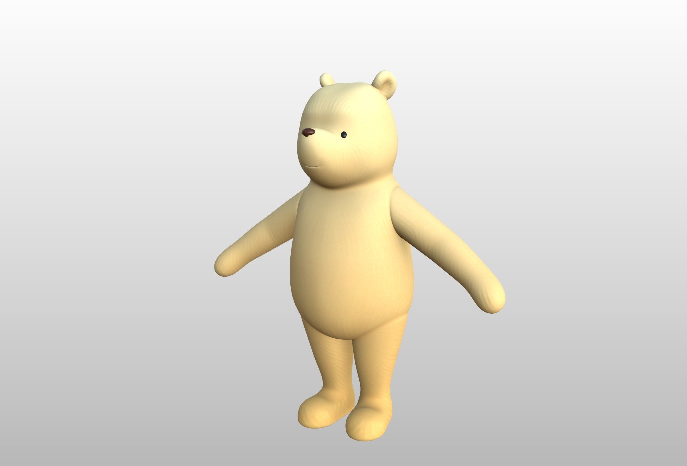 Character270 Classic Pooh 3D model_10