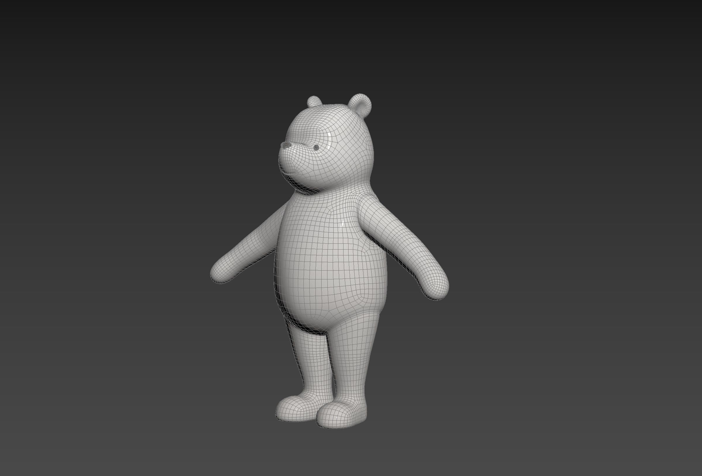 Character270 Classic Pooh 3D model_27