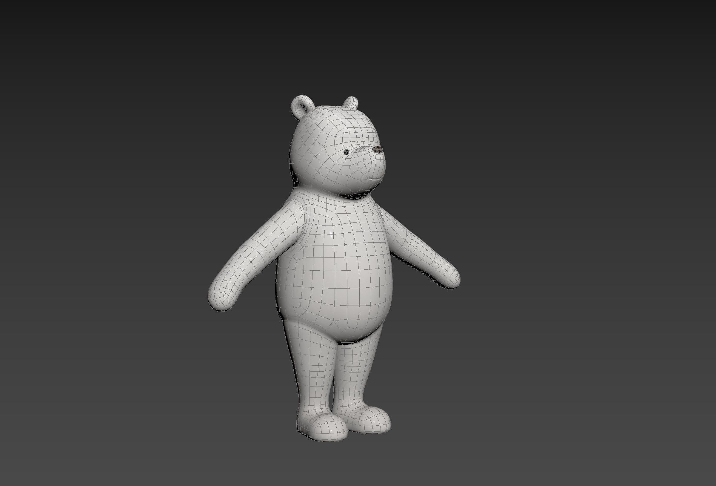 Character270 Classic Pooh 3D model_29