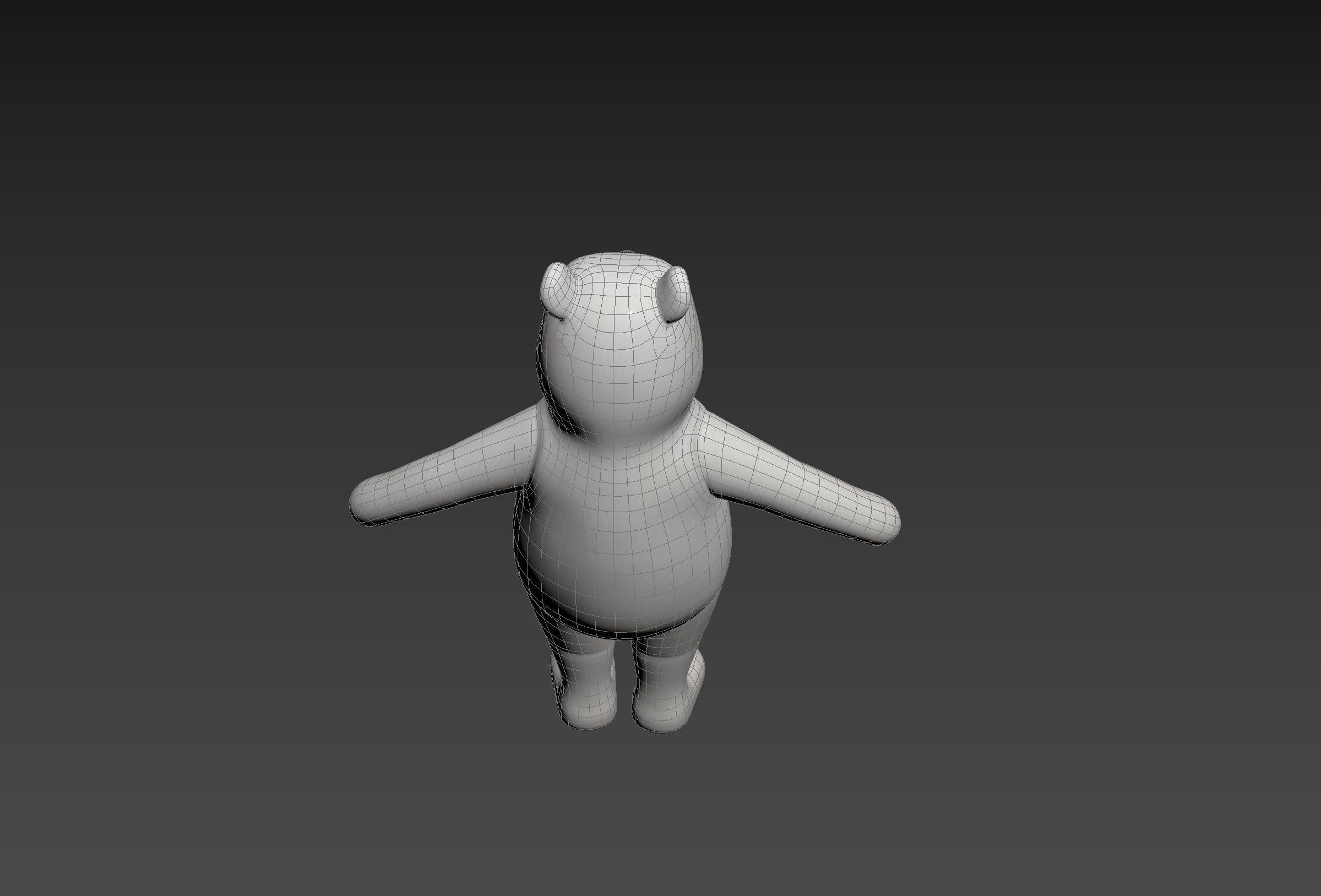 Character270 Classic Pooh 3D model_34