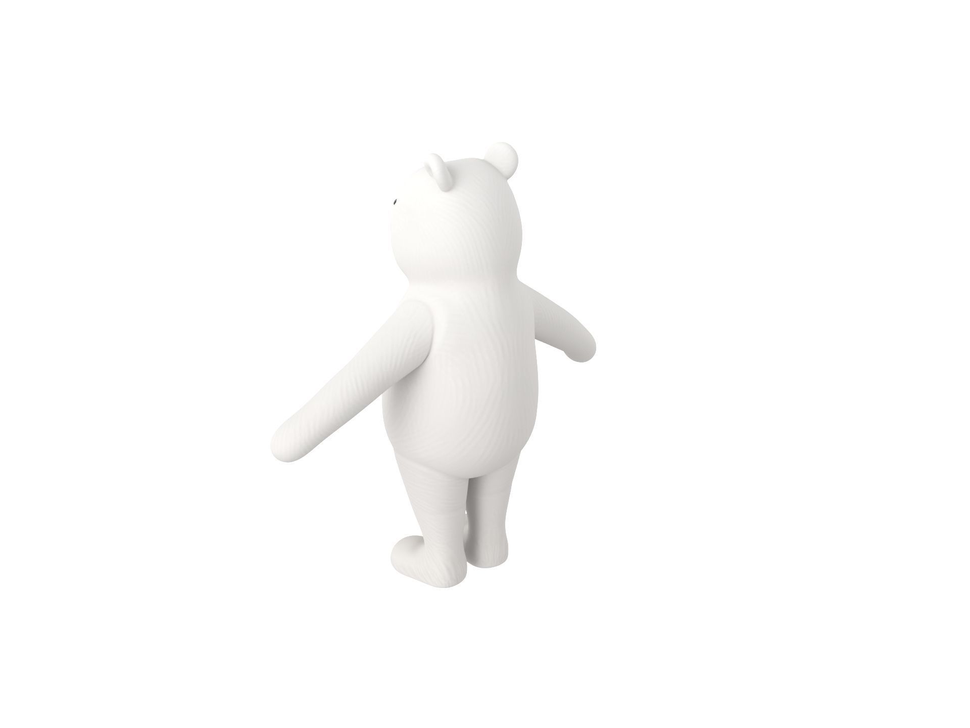 Character270 Classic Pooh 3D model_6