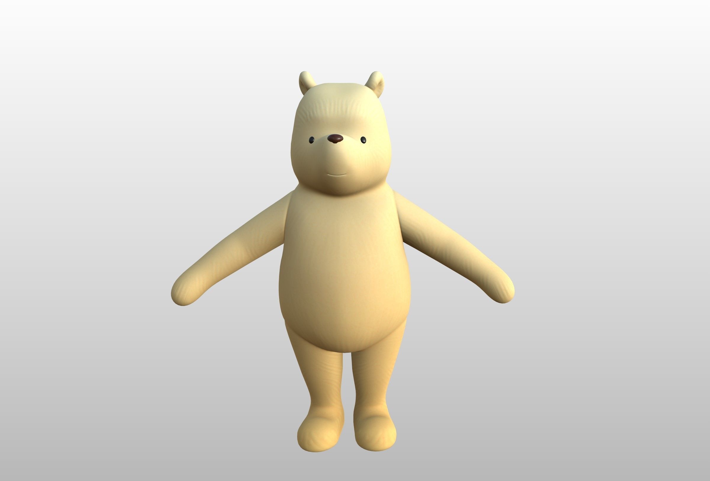 Character270 Classic Pooh 3D model_11