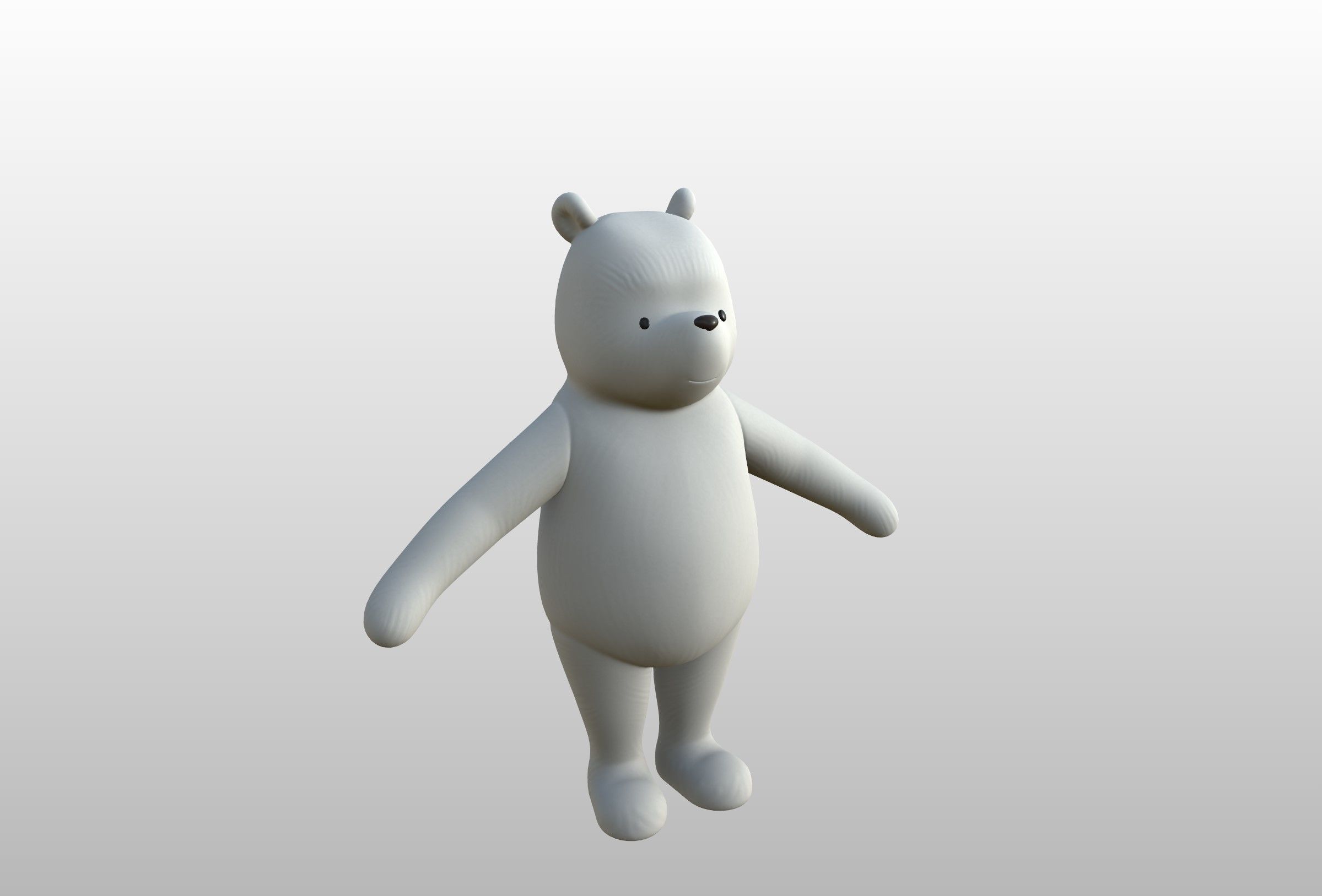 Character270 Classic Pooh 3D model_15
