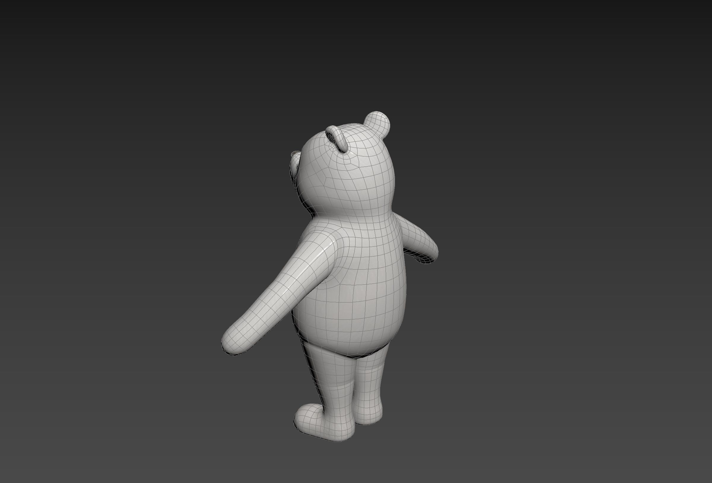 Character270 Classic Pooh 3D model_35