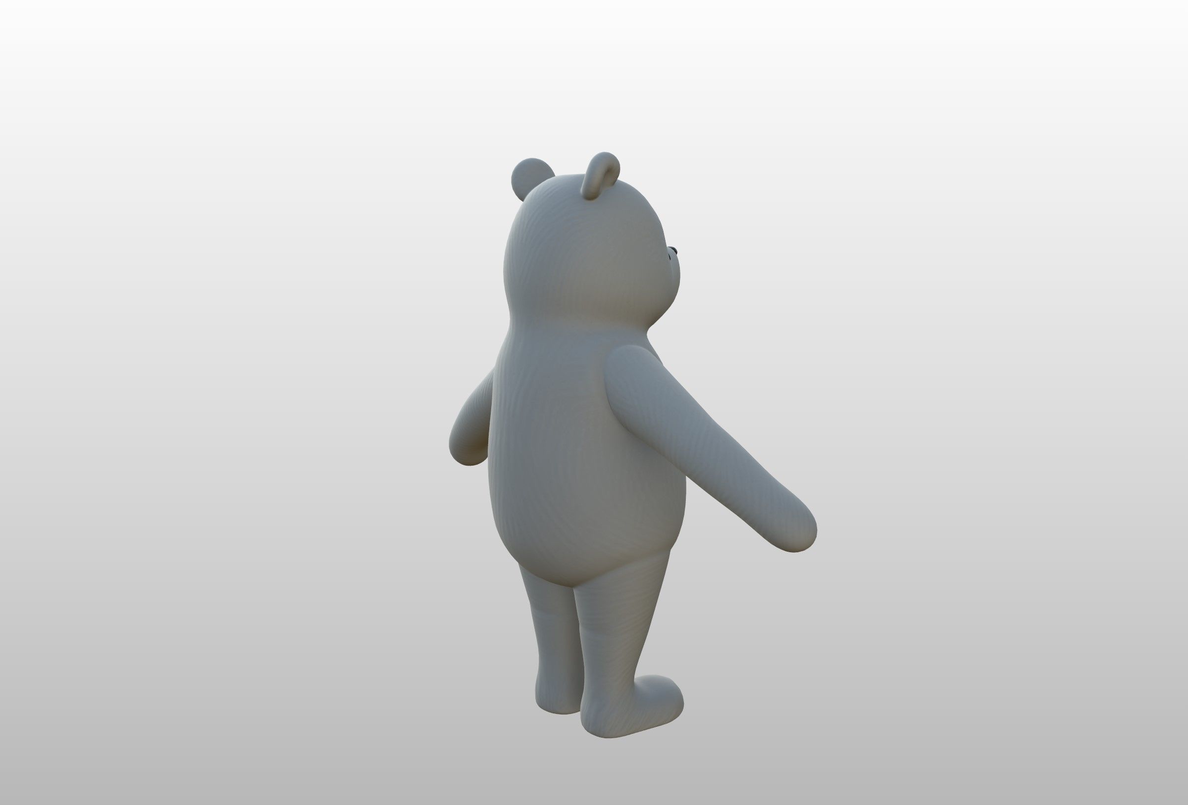 Character270 Classic Pooh 3D model_17