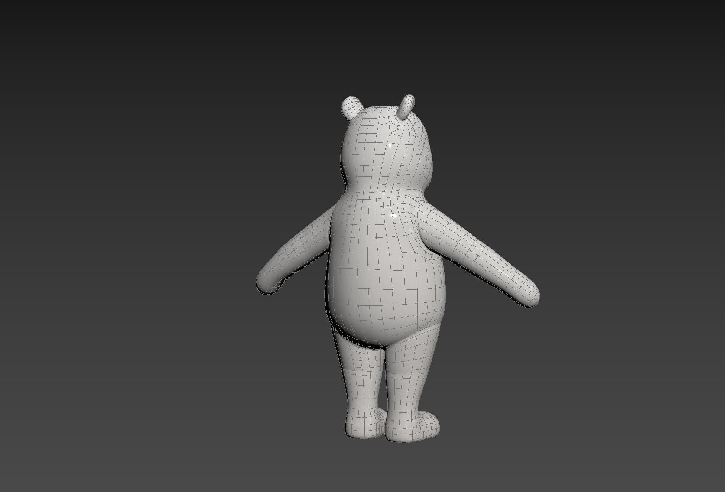 Character270 Classic Pooh 3D model_32