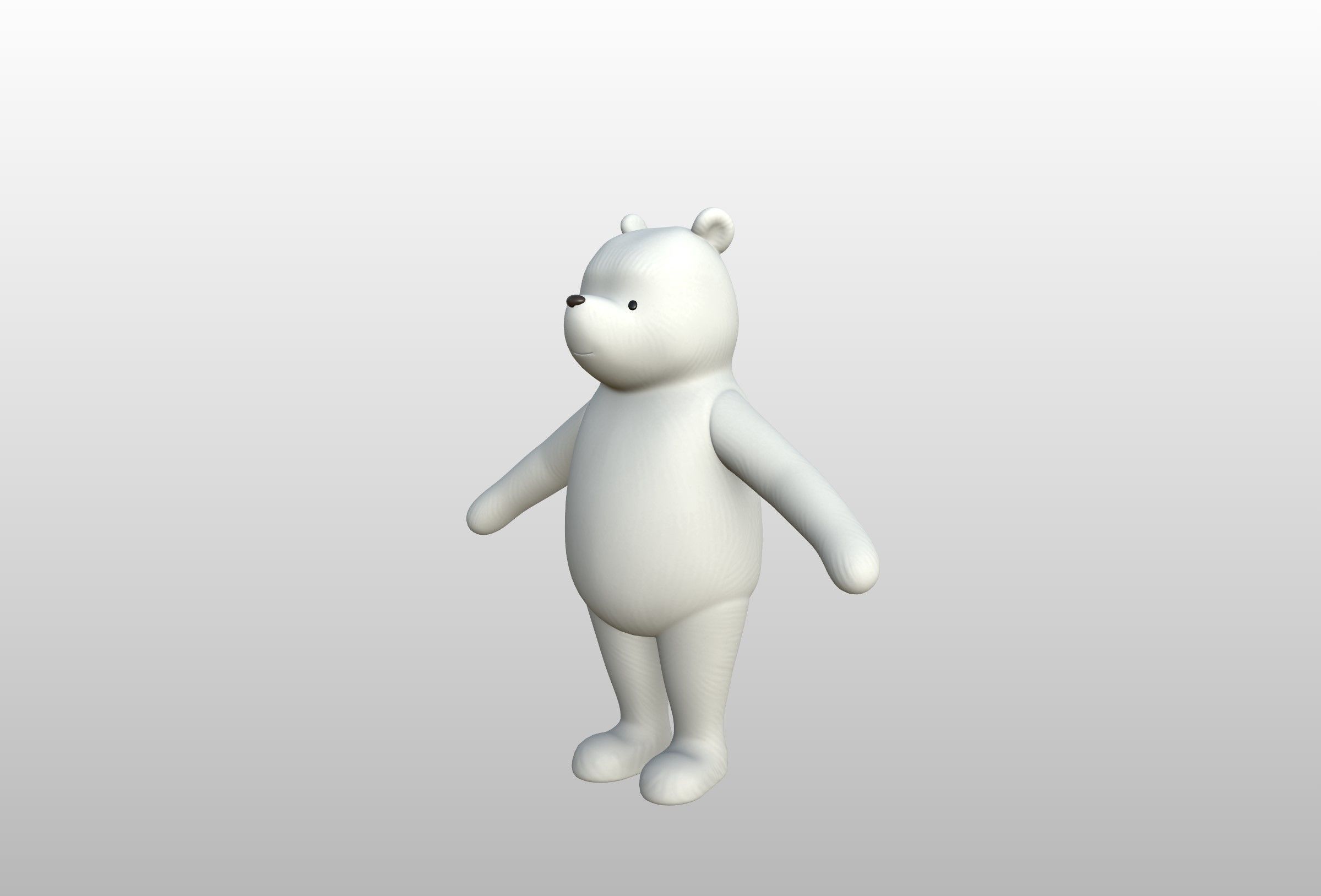 Character270 Classic Pooh 3D model_13