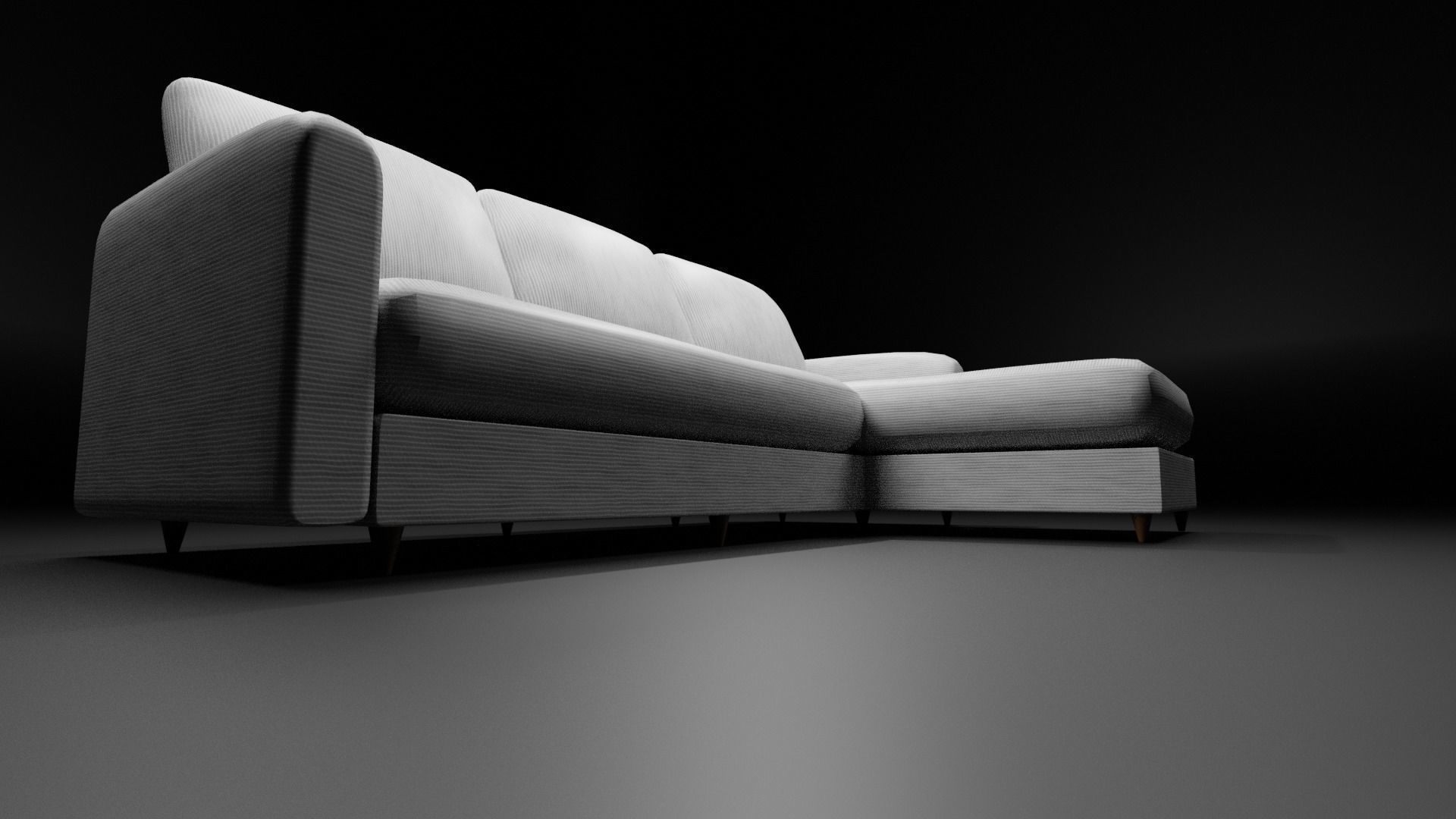 Corner Sofa 3d Model  3D model_1