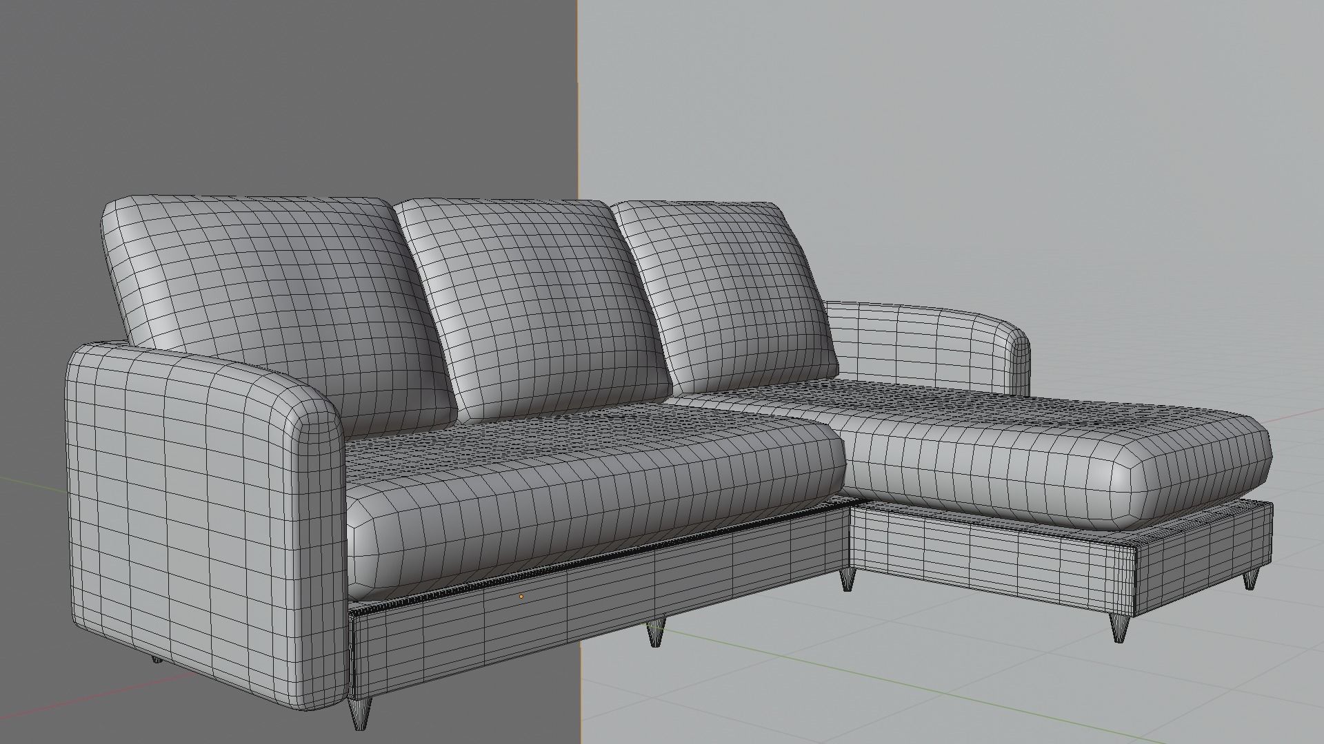 Corner Sofa 3d Model  3D model_6