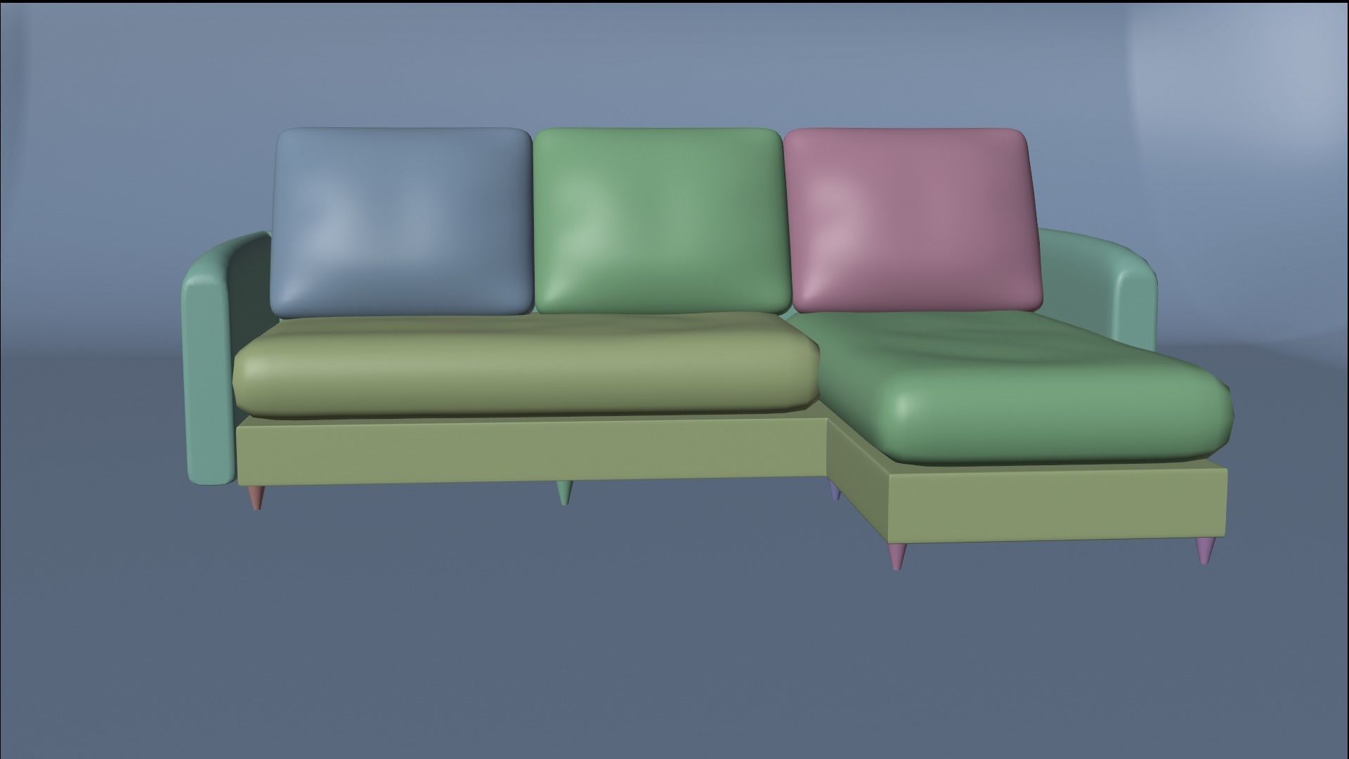 Corner Sofa 3d Model  3D model_4