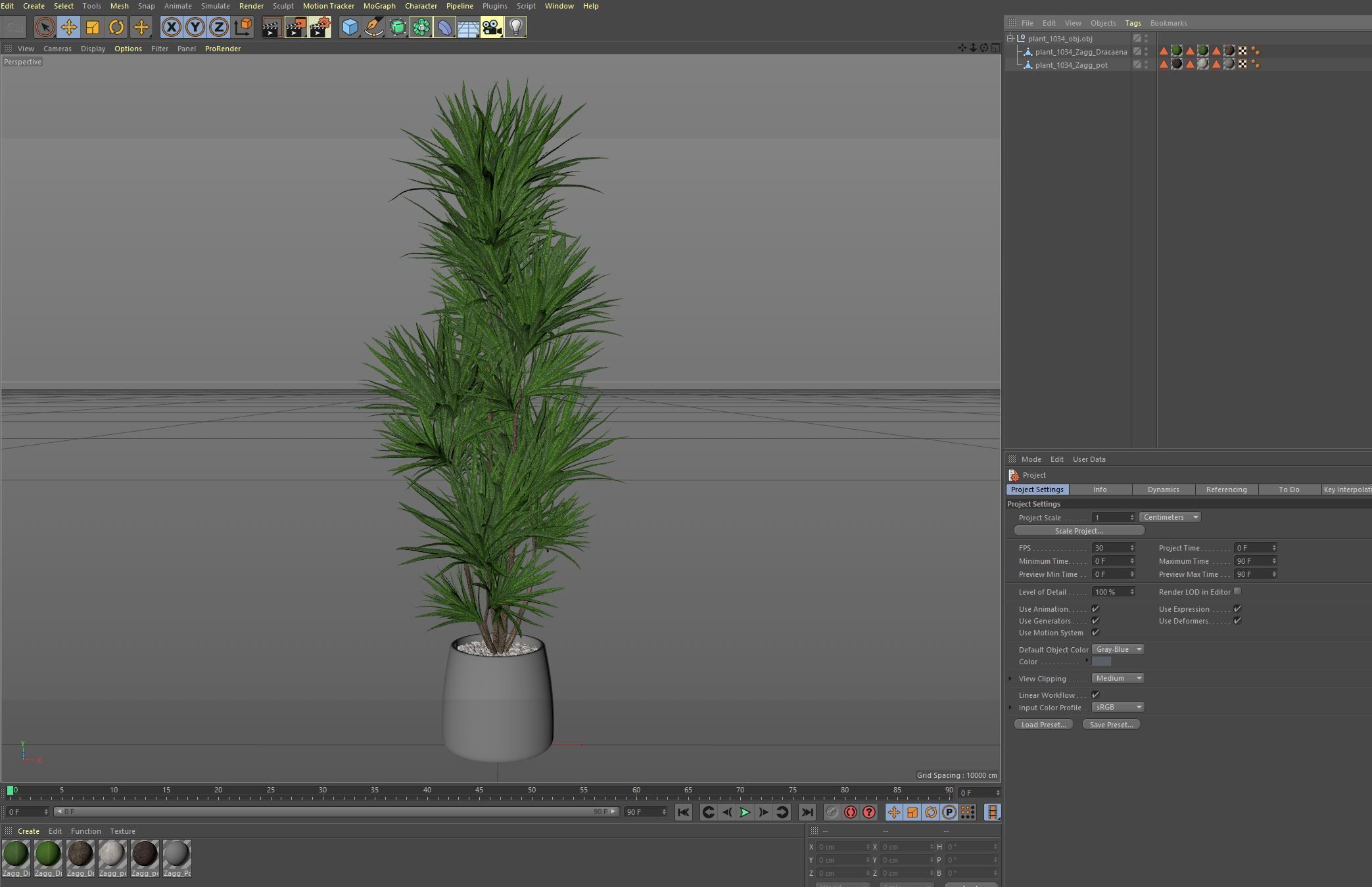 Plants collection 1034 3D model_7