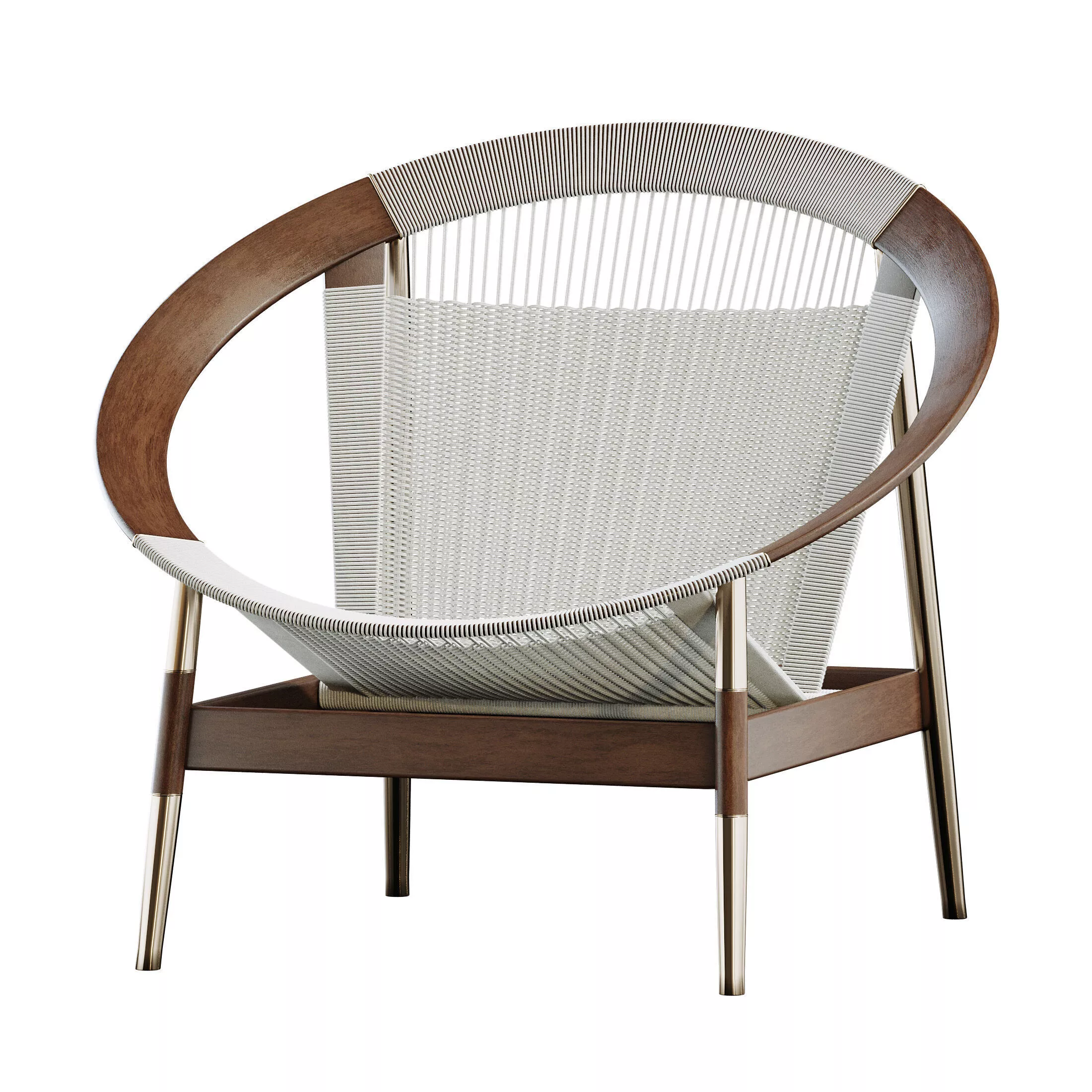 Wicker chair 3D model