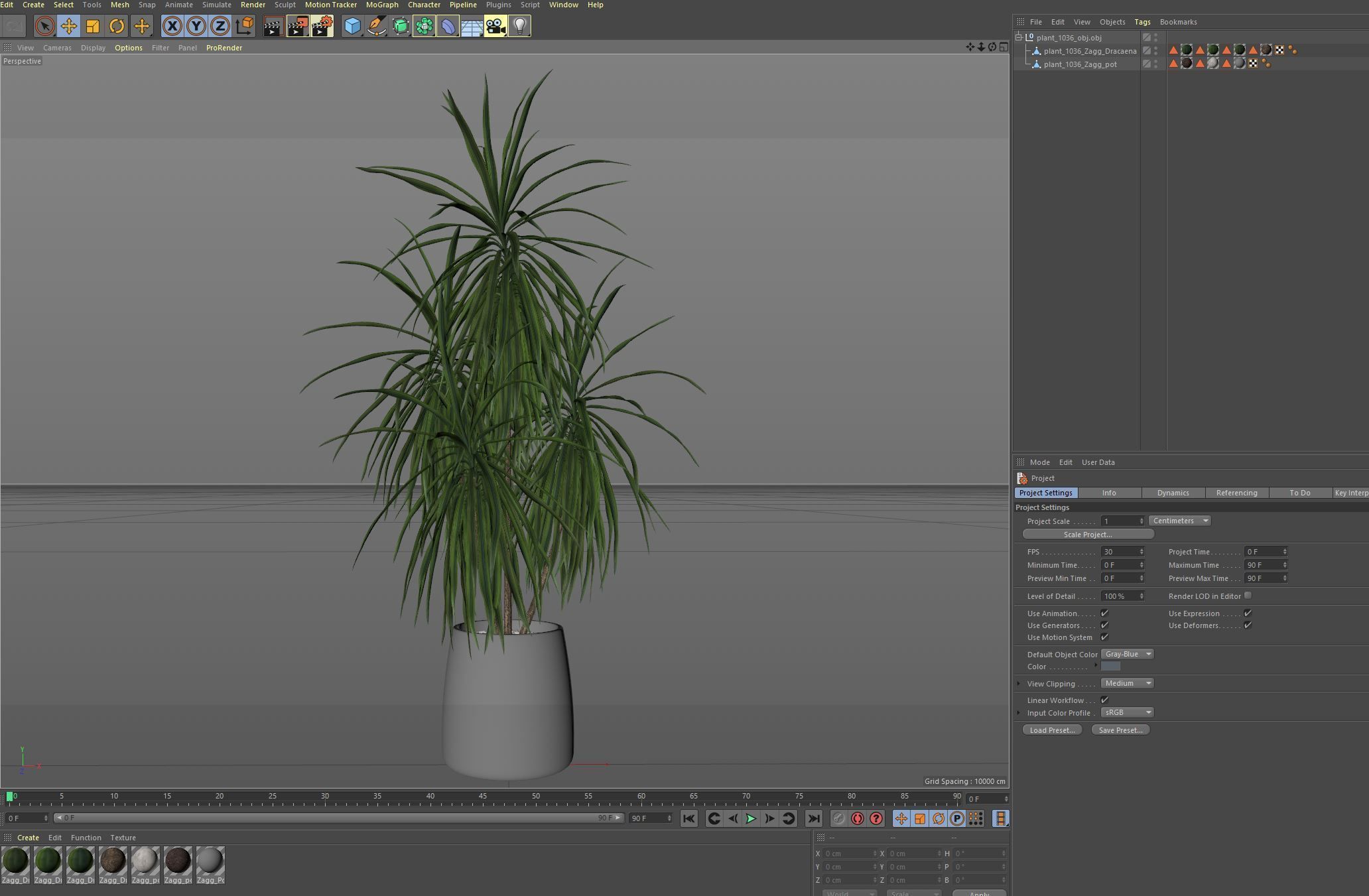 Plants collection 1036 3D model_7