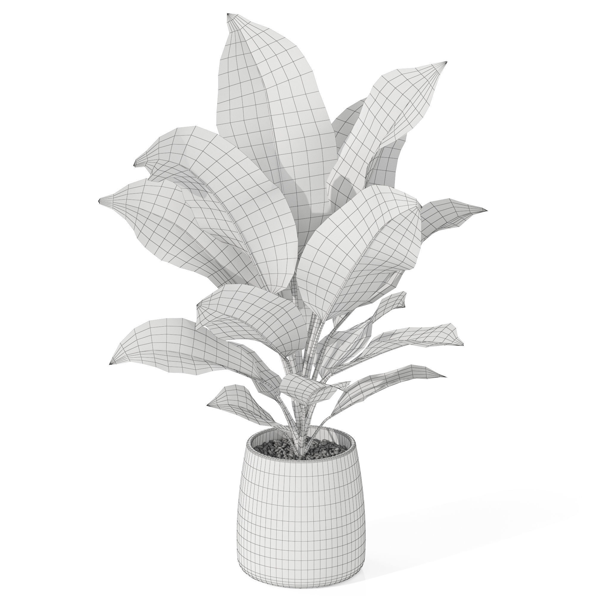 Plants collection 1037 3D model_4
