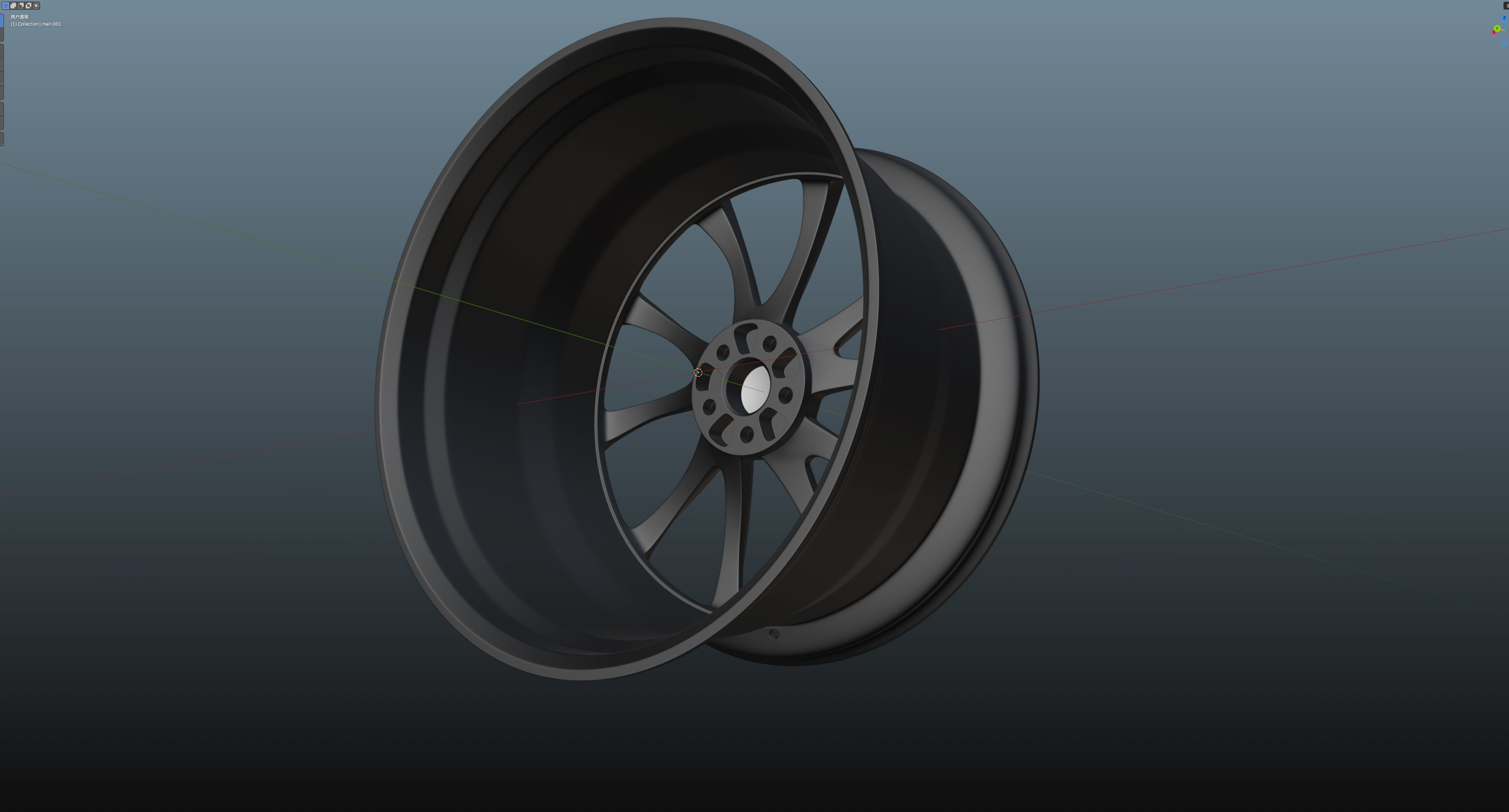 HRE SeriesP2 P204 Low-poly 3D model_16