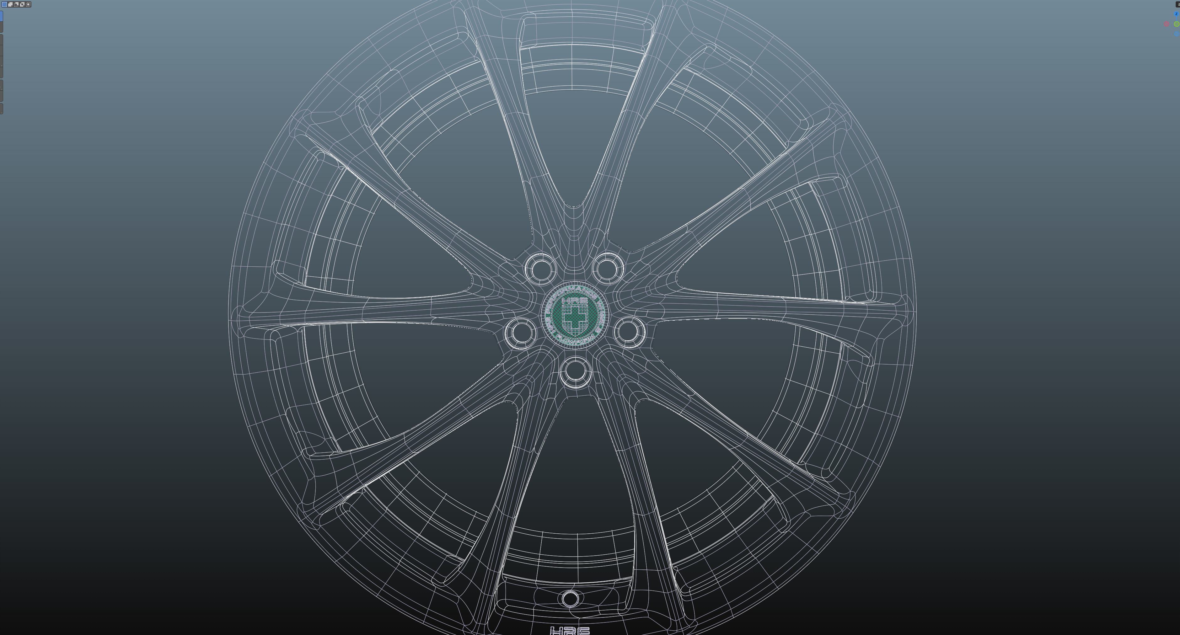 HRE SeriesP2 P204 Low-poly 3D model_24