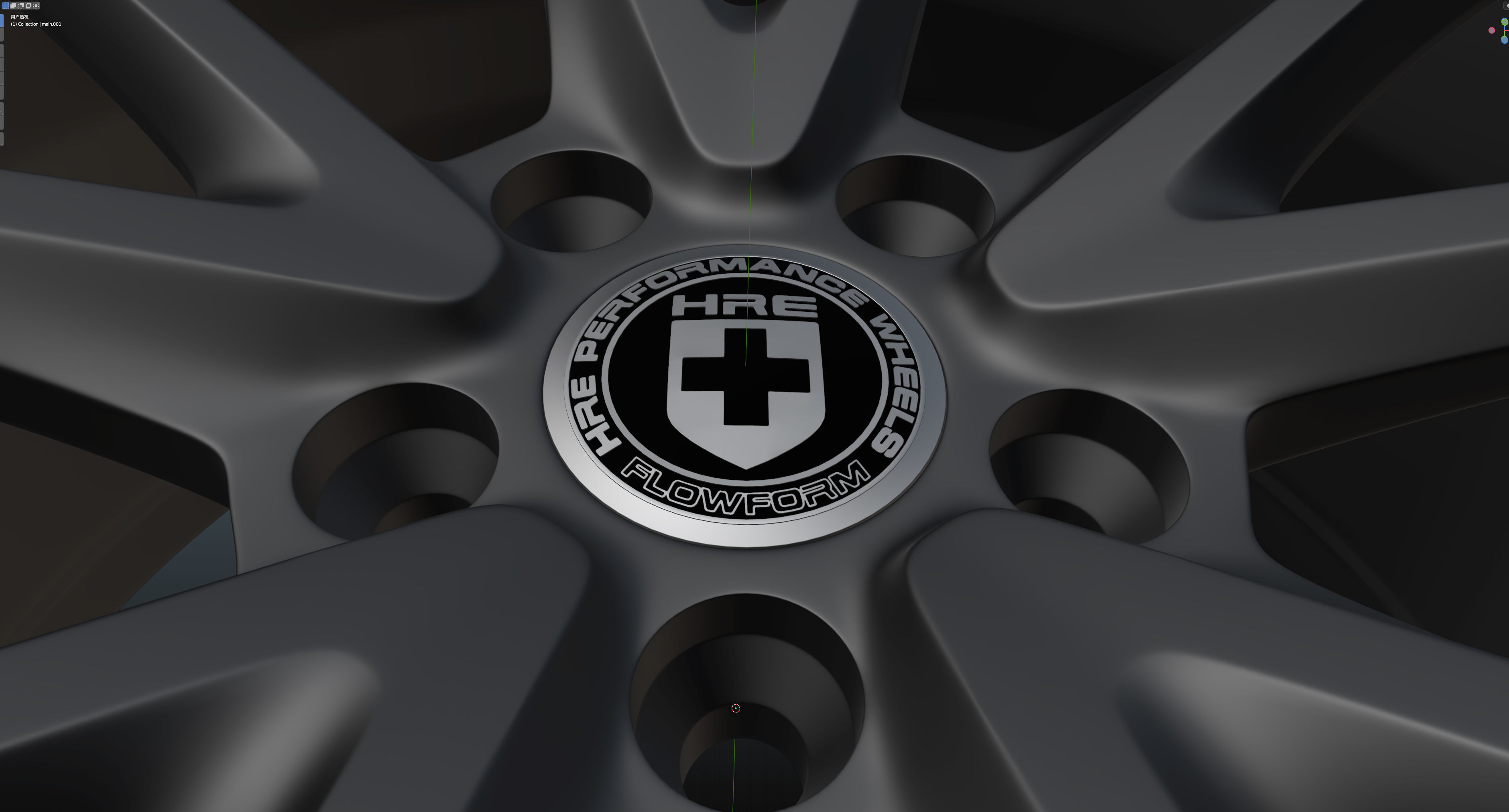 HRE SeriesP2 P204 Low-poly 3D model_20