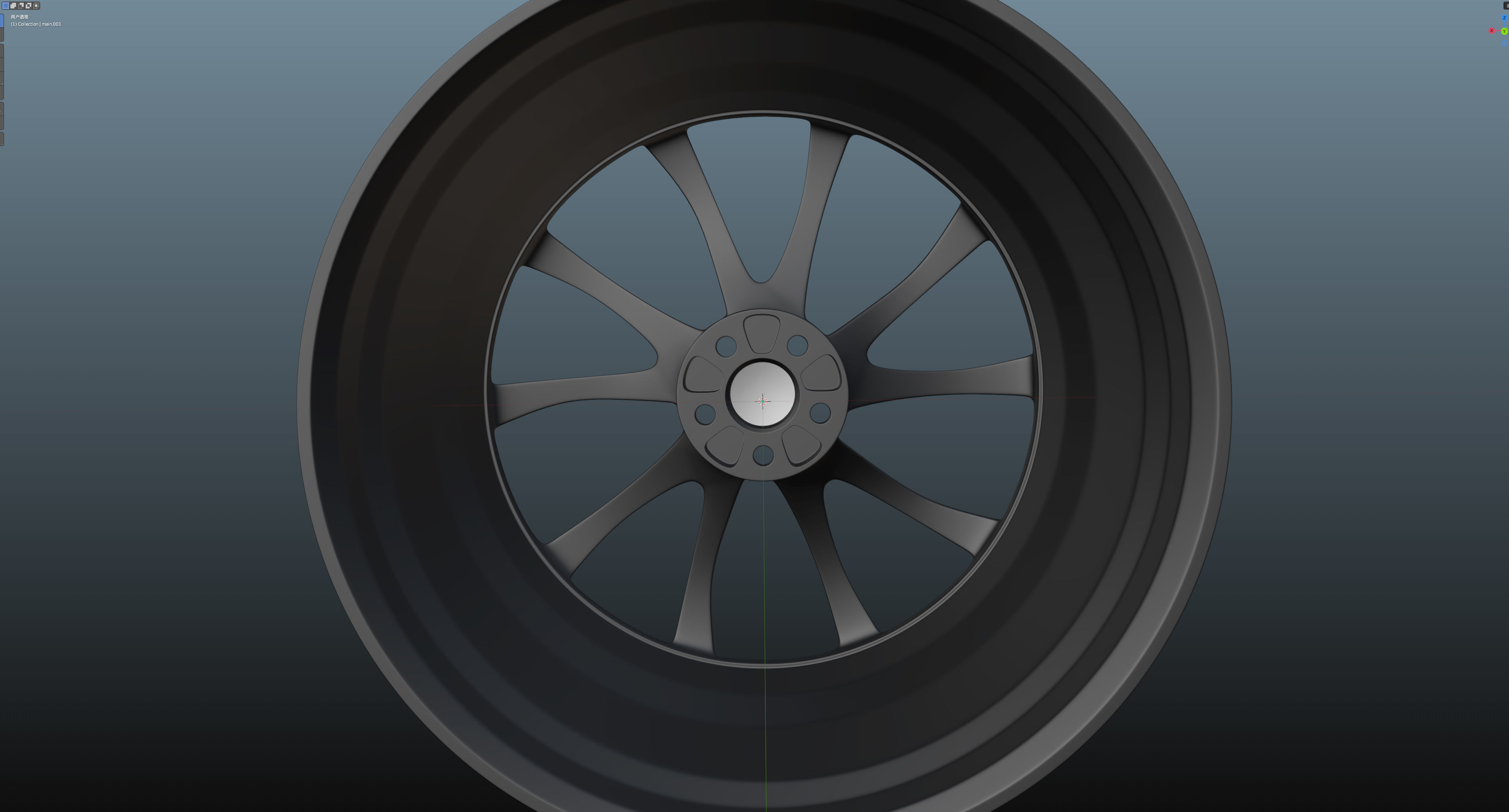 HRE SeriesP2 P204 Low-poly 3D model_14