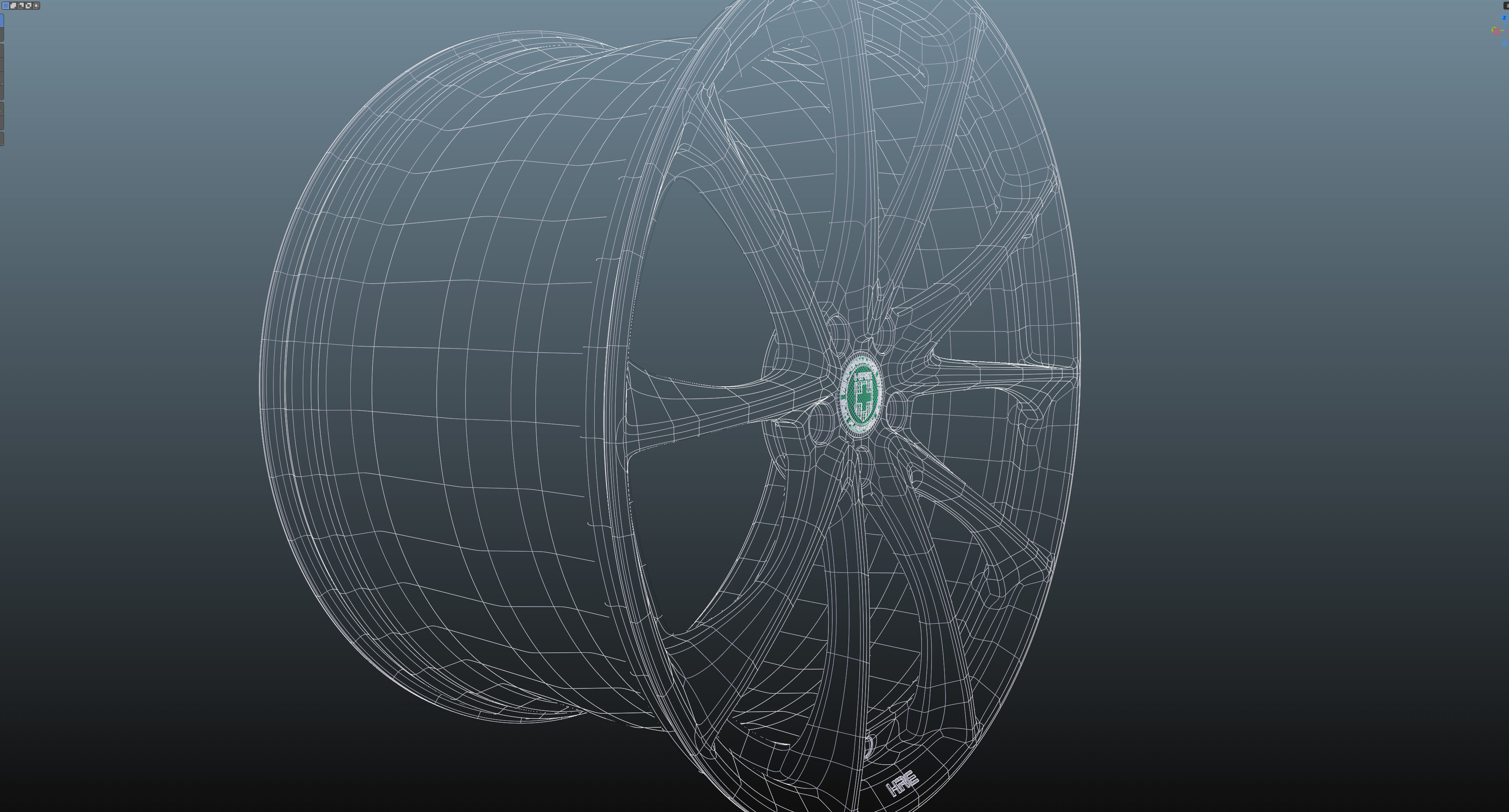 HRE SeriesP2 P204 Low-poly 3D model_25