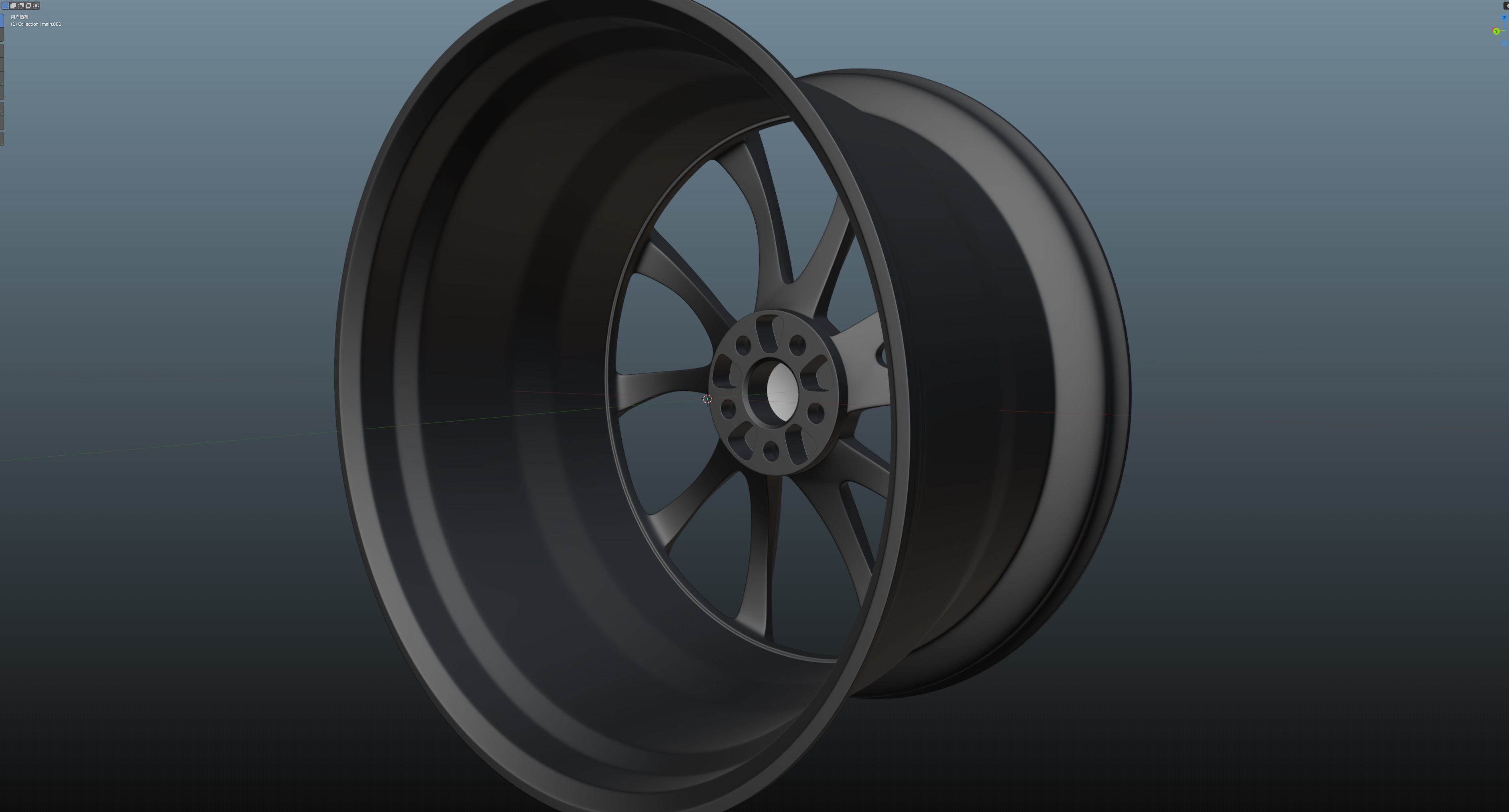 HRE SeriesP2 P204 Low-poly 3D model_13