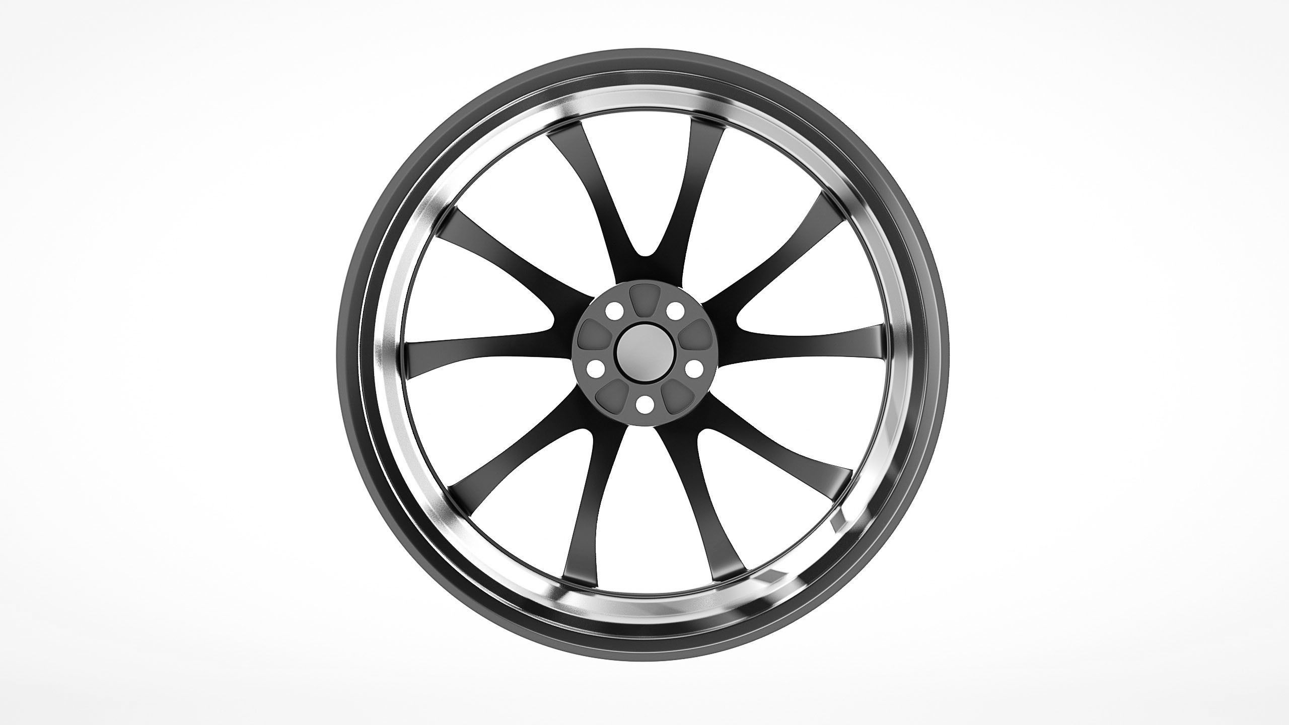 HRE SeriesP2 P204 Low-poly 3D model_5