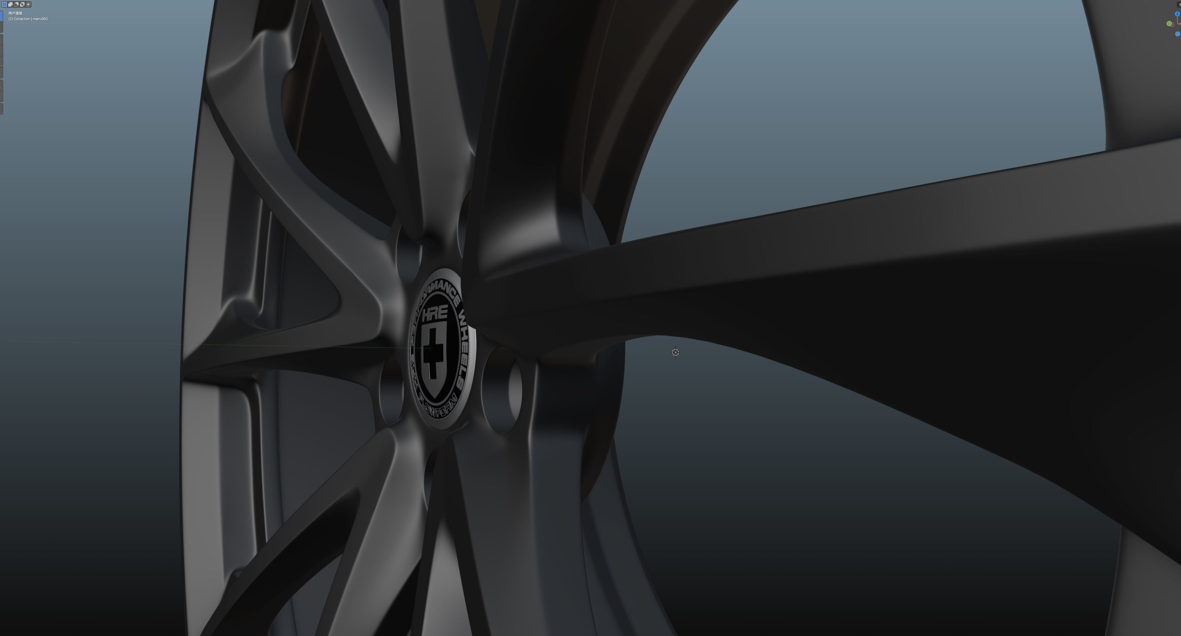 HRE SeriesP2 P204 Low-poly 3D model_19