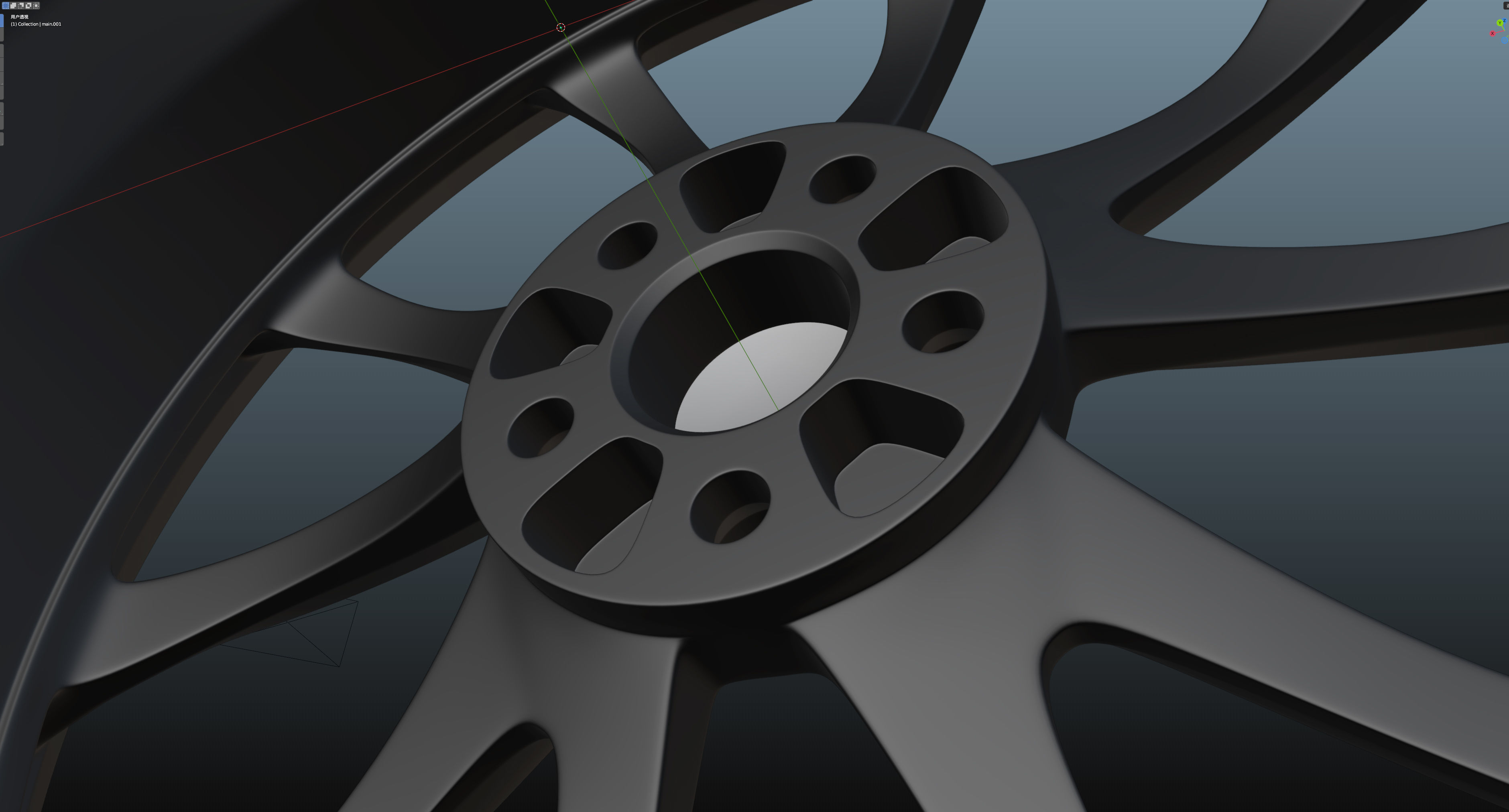 HRE SeriesP2 P204 Low-poly 3D model_23