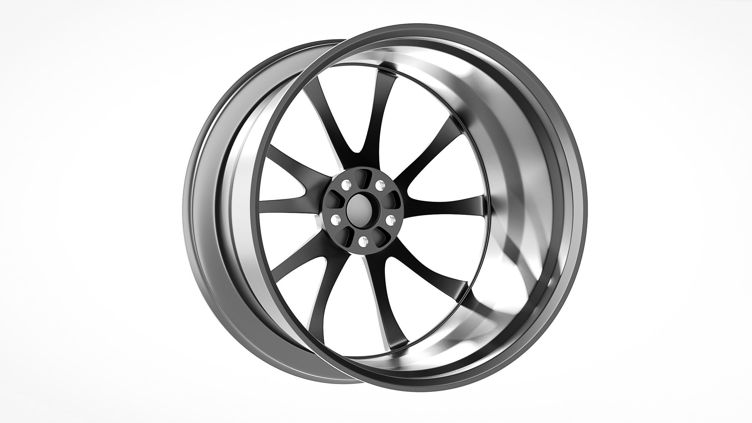 HRE SeriesP2 P204 Low-poly 3D model_4