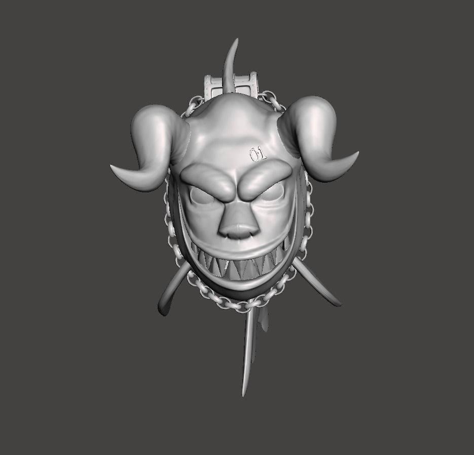 Boss Class Fighting Fish Dressrosa 3D Model 3D print model_1