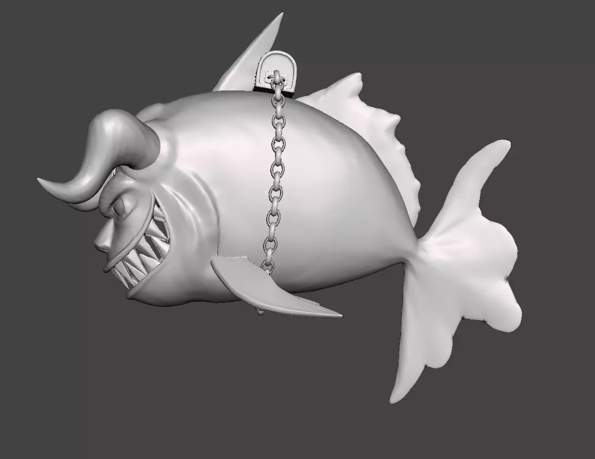 Boss Class Fighting Fish Dressrosa 3D Model 3D print model_0