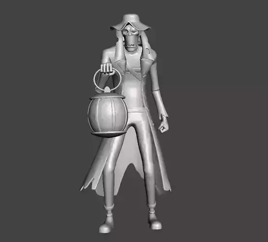 Spoil old man at Thriller Bark 3D Model 3D print model