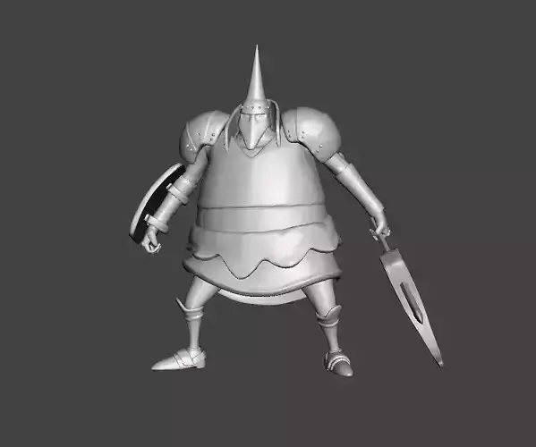 Zombie Axe Thriller Bark 3D Model 3D print model