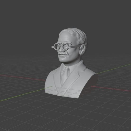 James Naismith 3D print model_2