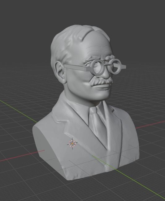 James Naismith 3D print model_13