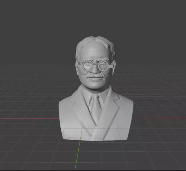 James Naismith 3D print model_0