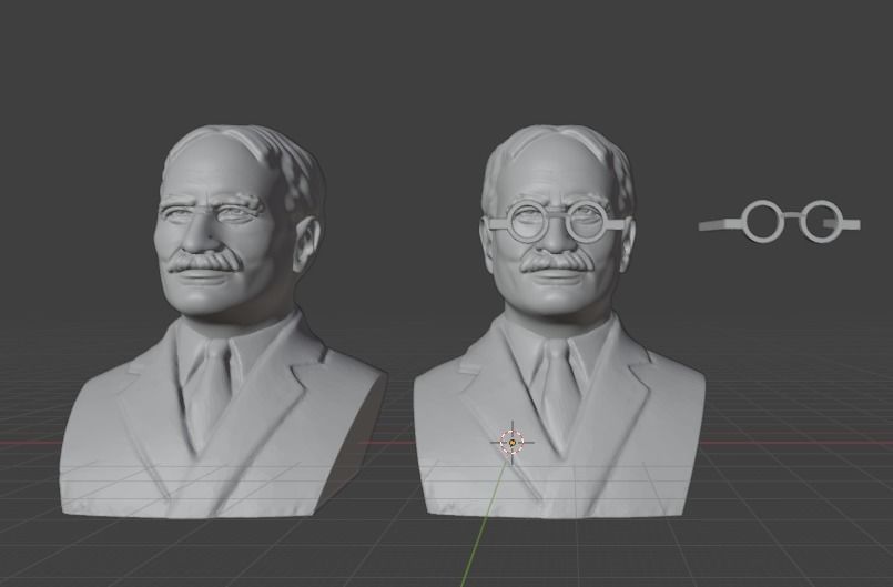 James Naismith 3D print model_7