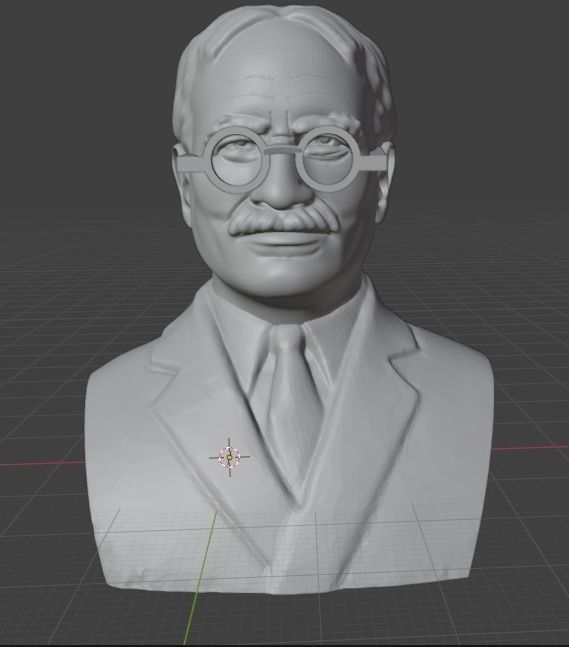 James Naismith 3D print model_11