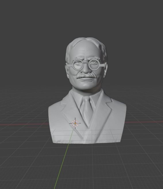 James Naismith 3D print model_1
