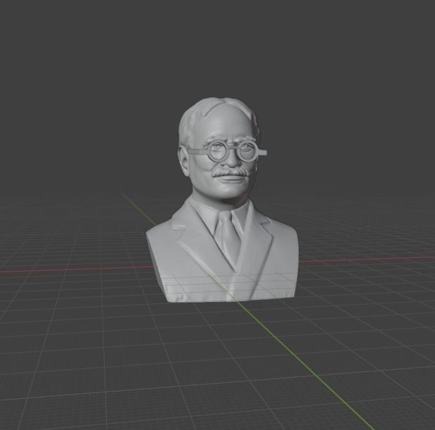 James Naismith 3D print model_19