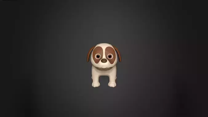 Asset - Cartoons - Animal Dog Main Rigged