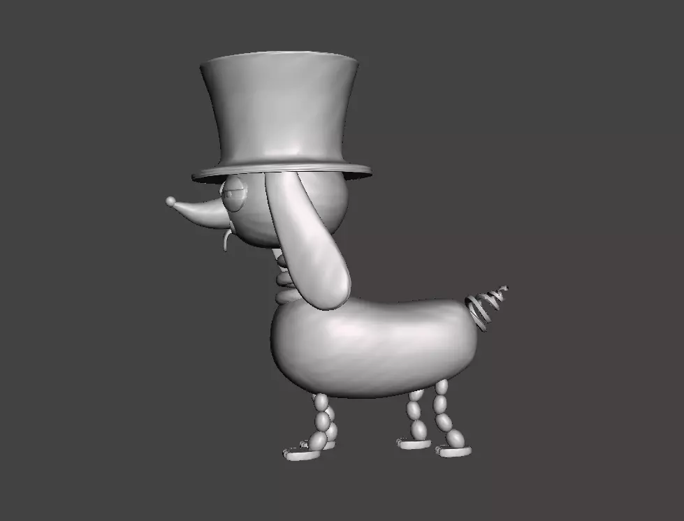 Onepoco Dog Toy Dressrosa 3D Model 3D print model