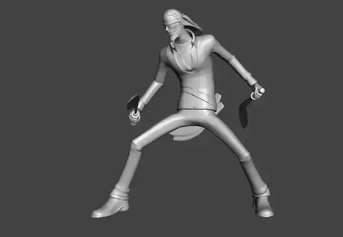 Helmeppo After timeskip 3D Model 3D print model