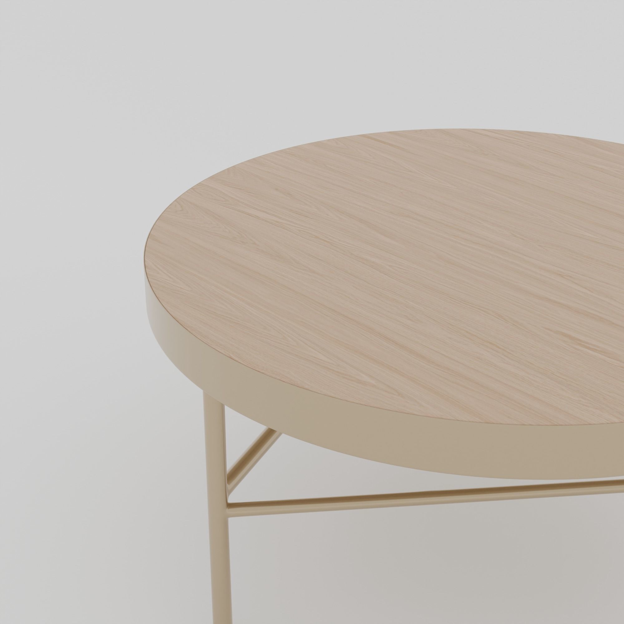 Travertine Table Large Low-poly 3D model_2