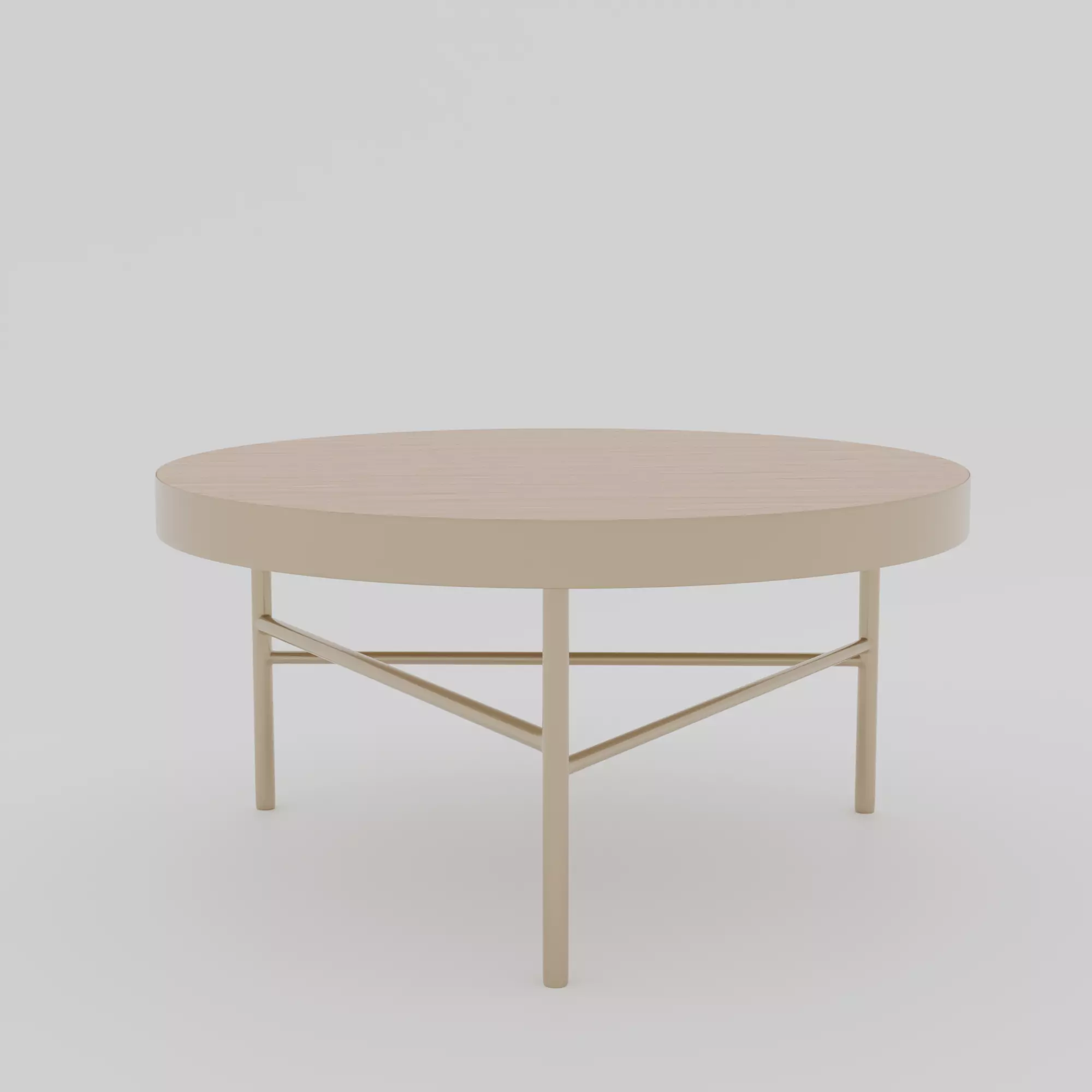 Travertine Table Large Low-poly 3D model_0
