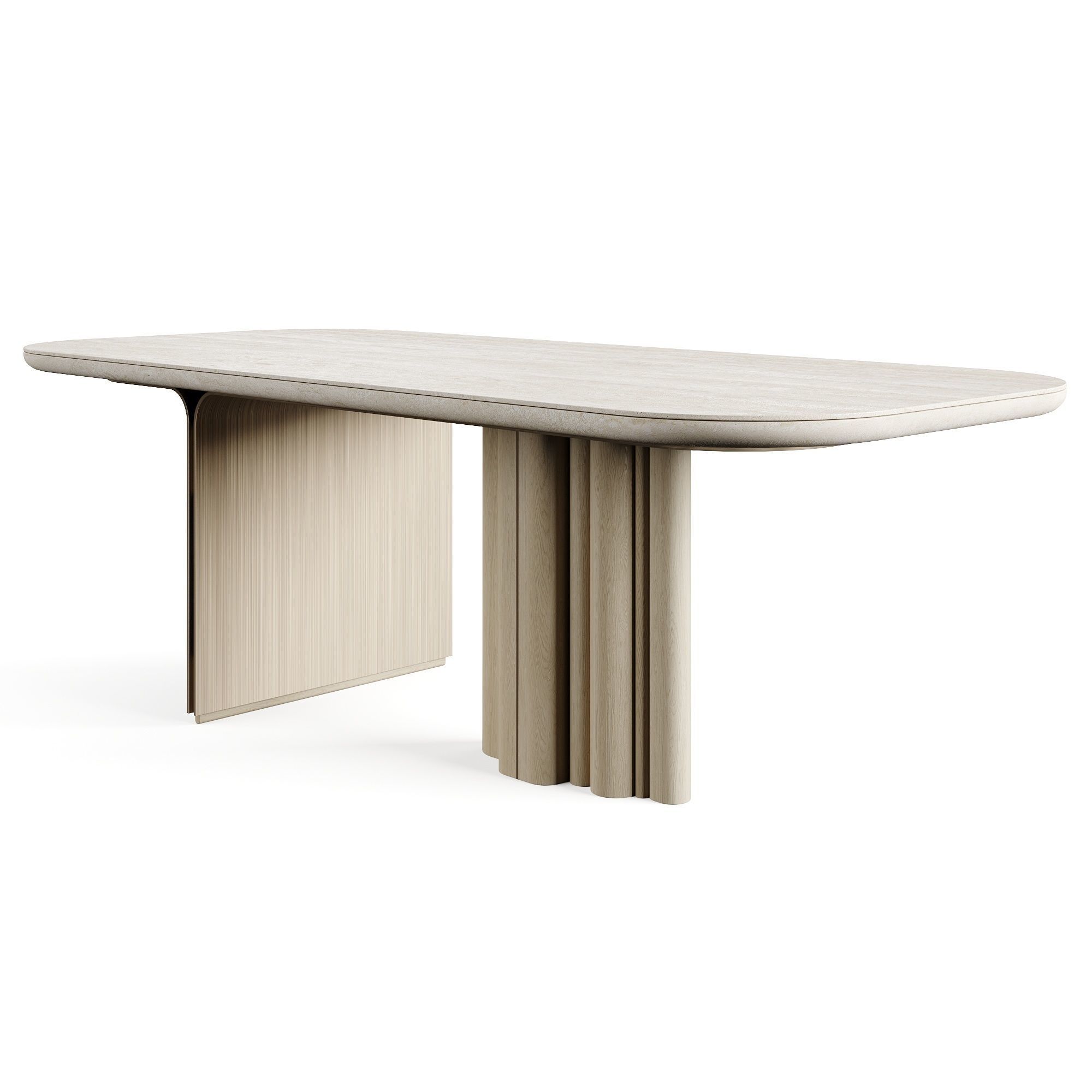 LuxLucia Casa OASIS V220DT2 Dining Table 3D model_4